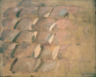 Study for Rue de Paris, Rainy Weather: The Cobblestones by Gustave Caillebotte